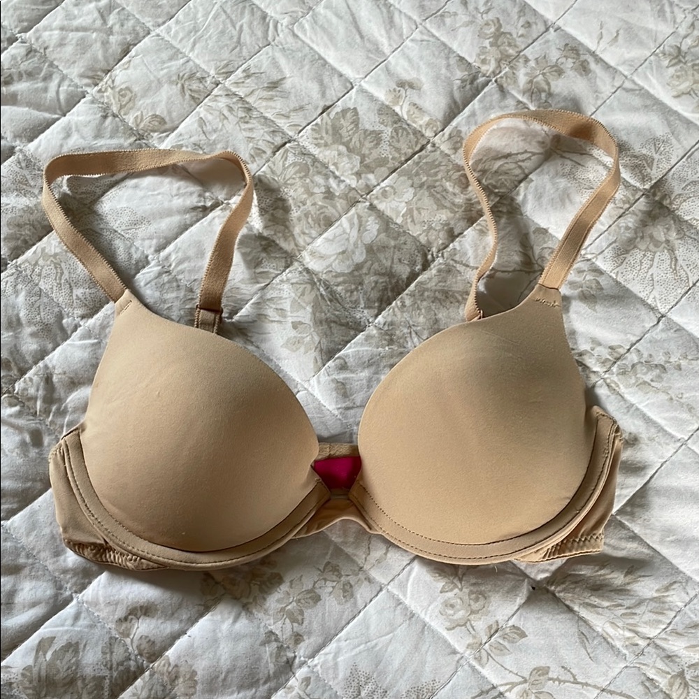 Pink by Victoria’s Secret Tan Push Up Bra